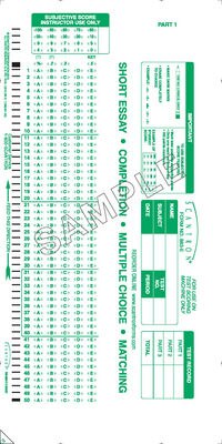 Scantron Form 883  E