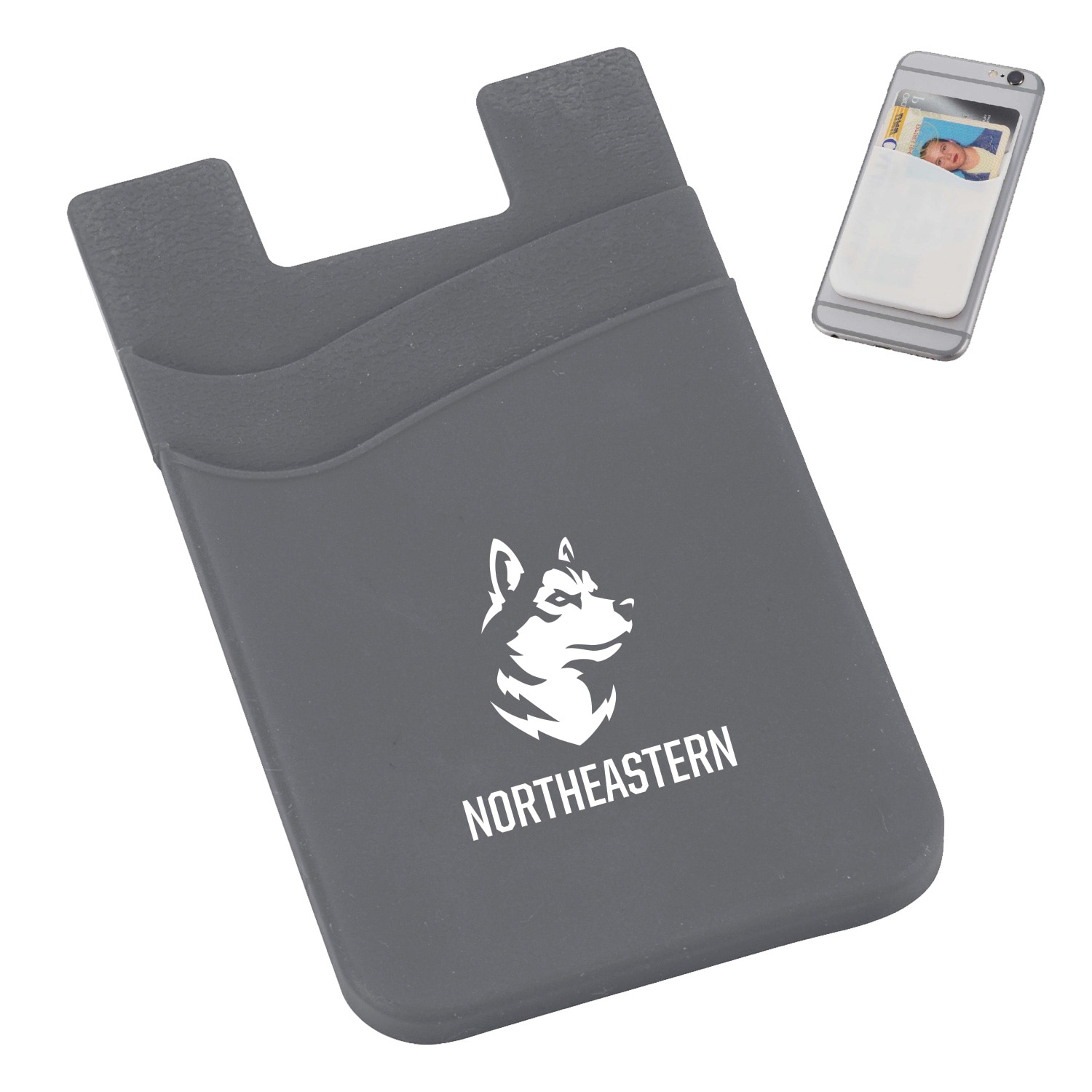Northeastern Dual Pocket Phone Wallet