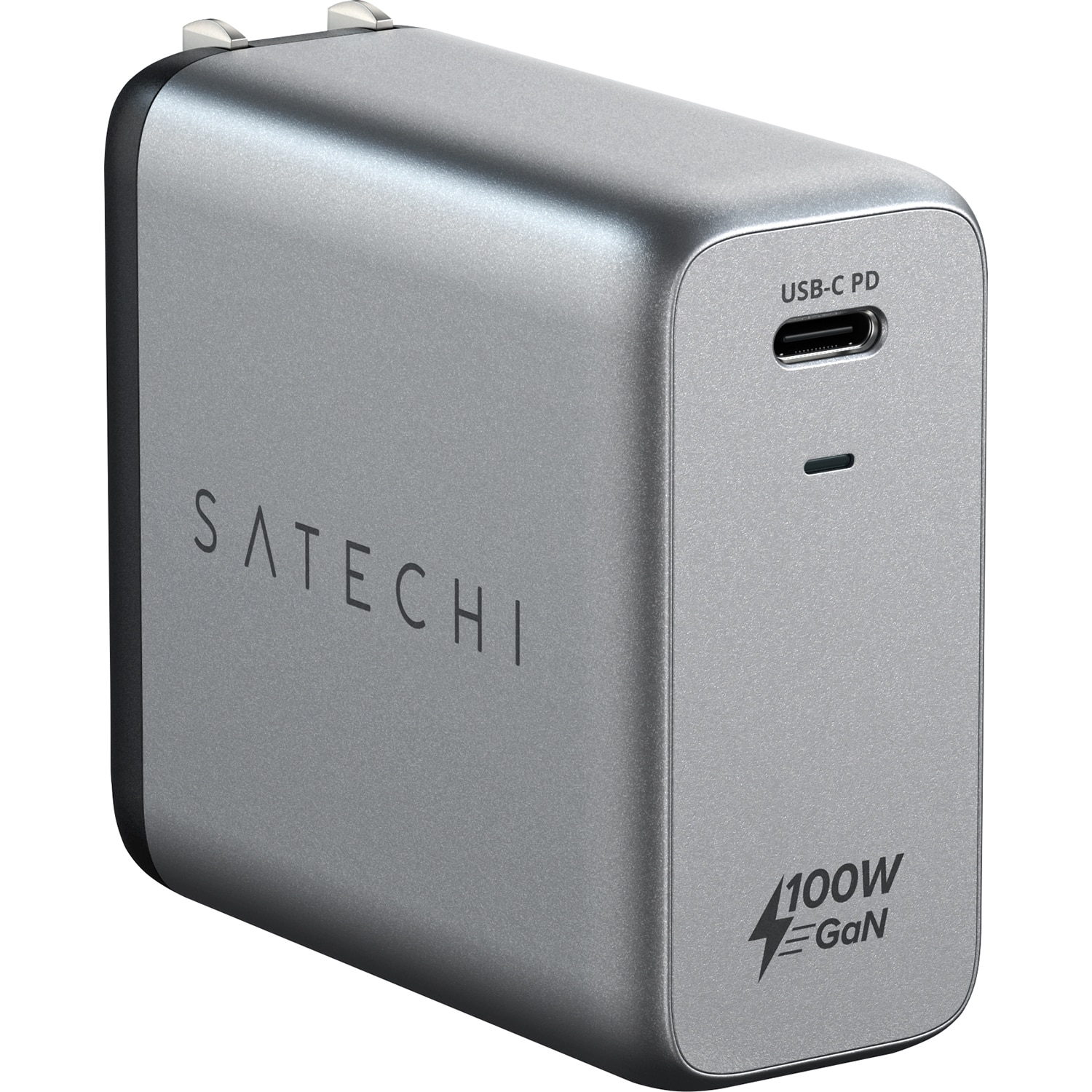 100W USB-C PD Wall Charger Space Gray
