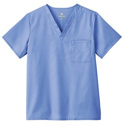 Unisex V One Pocket Scrub Top