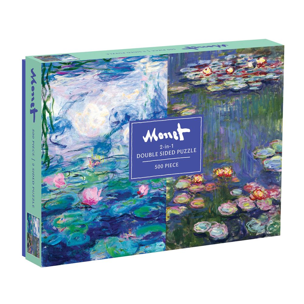 Galison Monet Double Sided 500 pc Puzzle