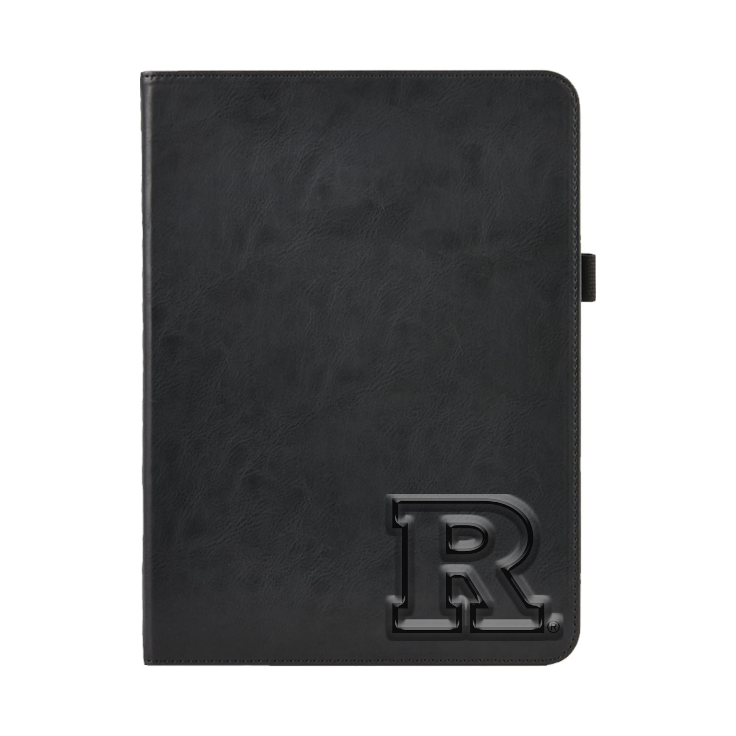 Rutgers University V3 Black Leather Folio Tablet Case, Alumni V2 - iPad (9th gen)