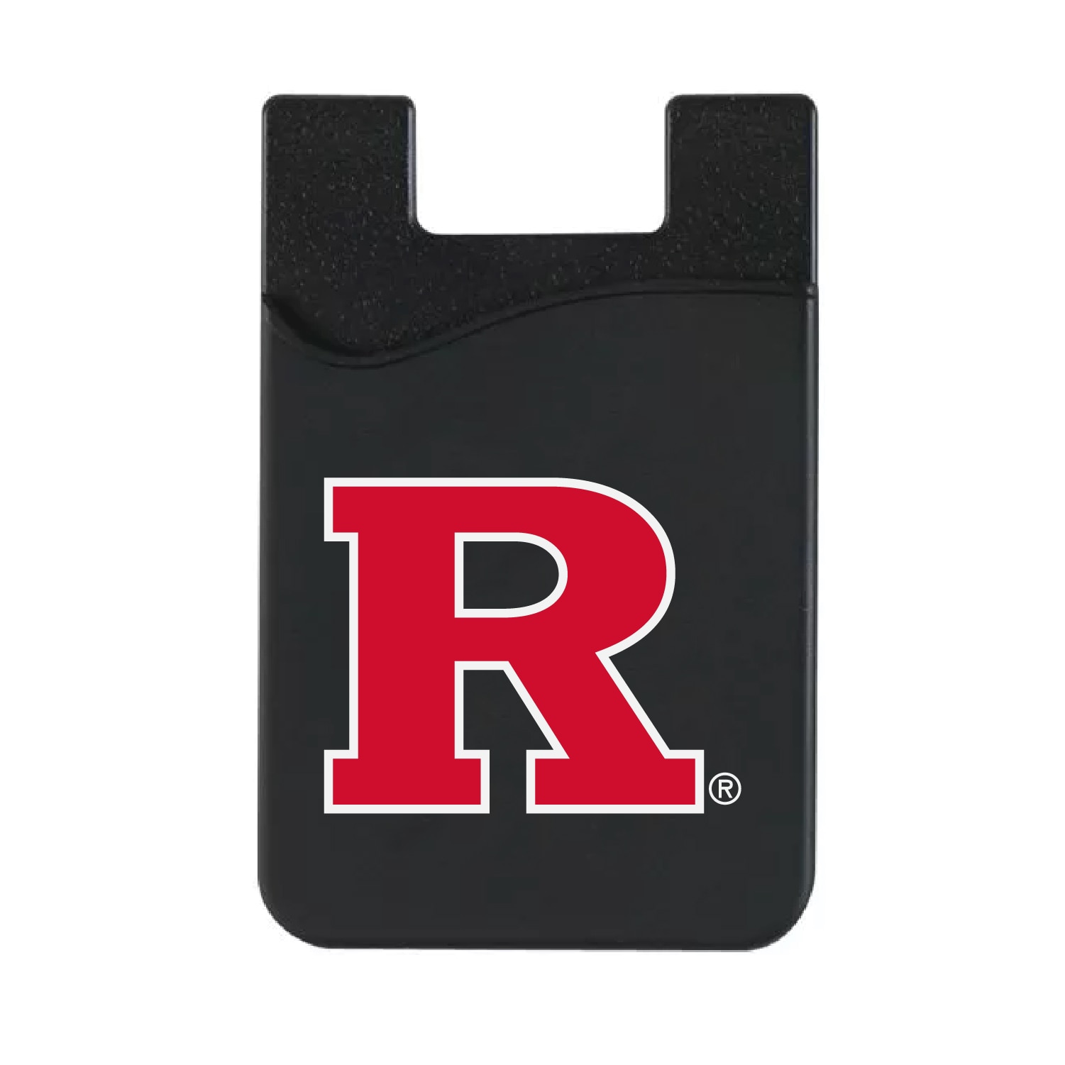 Rutgers University Leather Wallet Sleeve (Top Load), Black, Classic