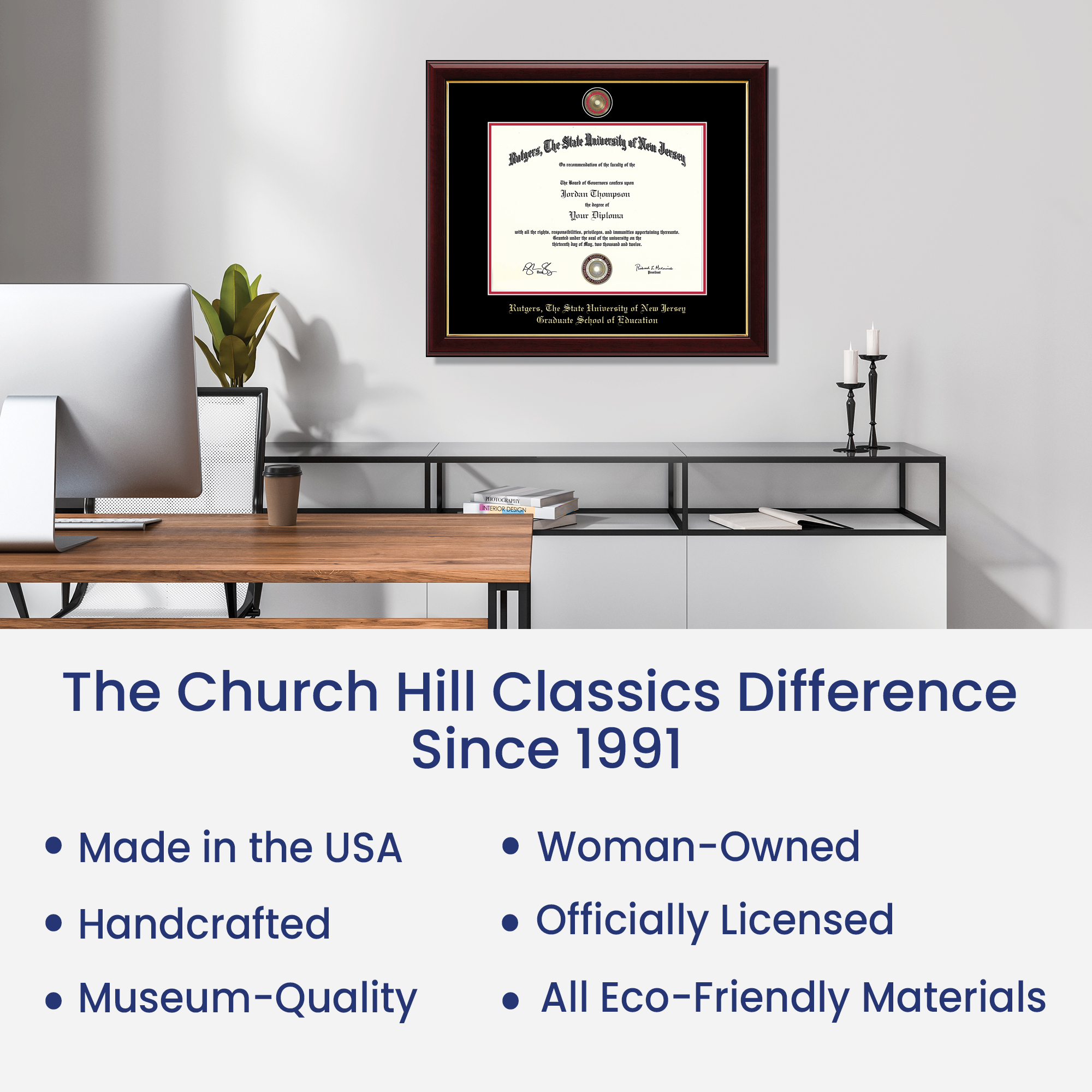 Leather Mats Are A Poor Choice For Your Diploma - Church Hill Classics Blog