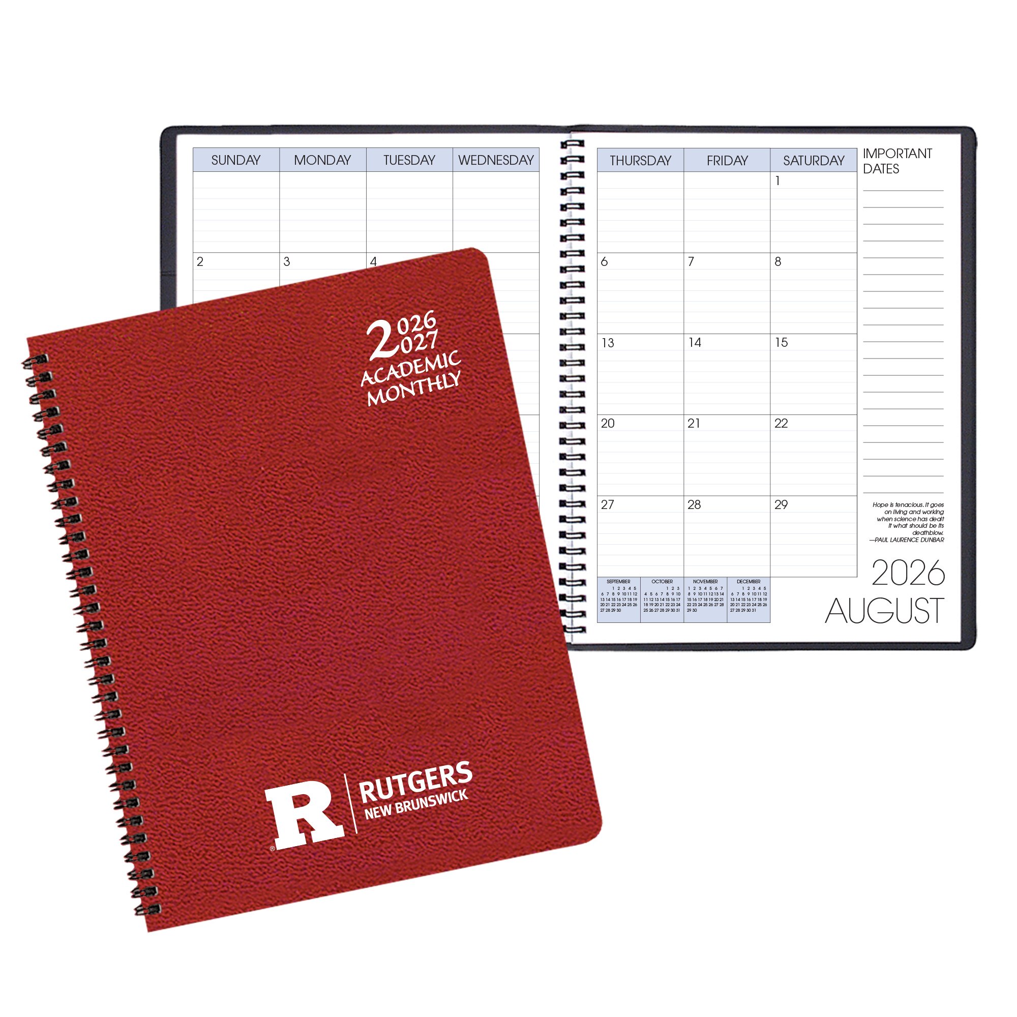 Payne '26-'27 Imprinted Academic Monthly Planner