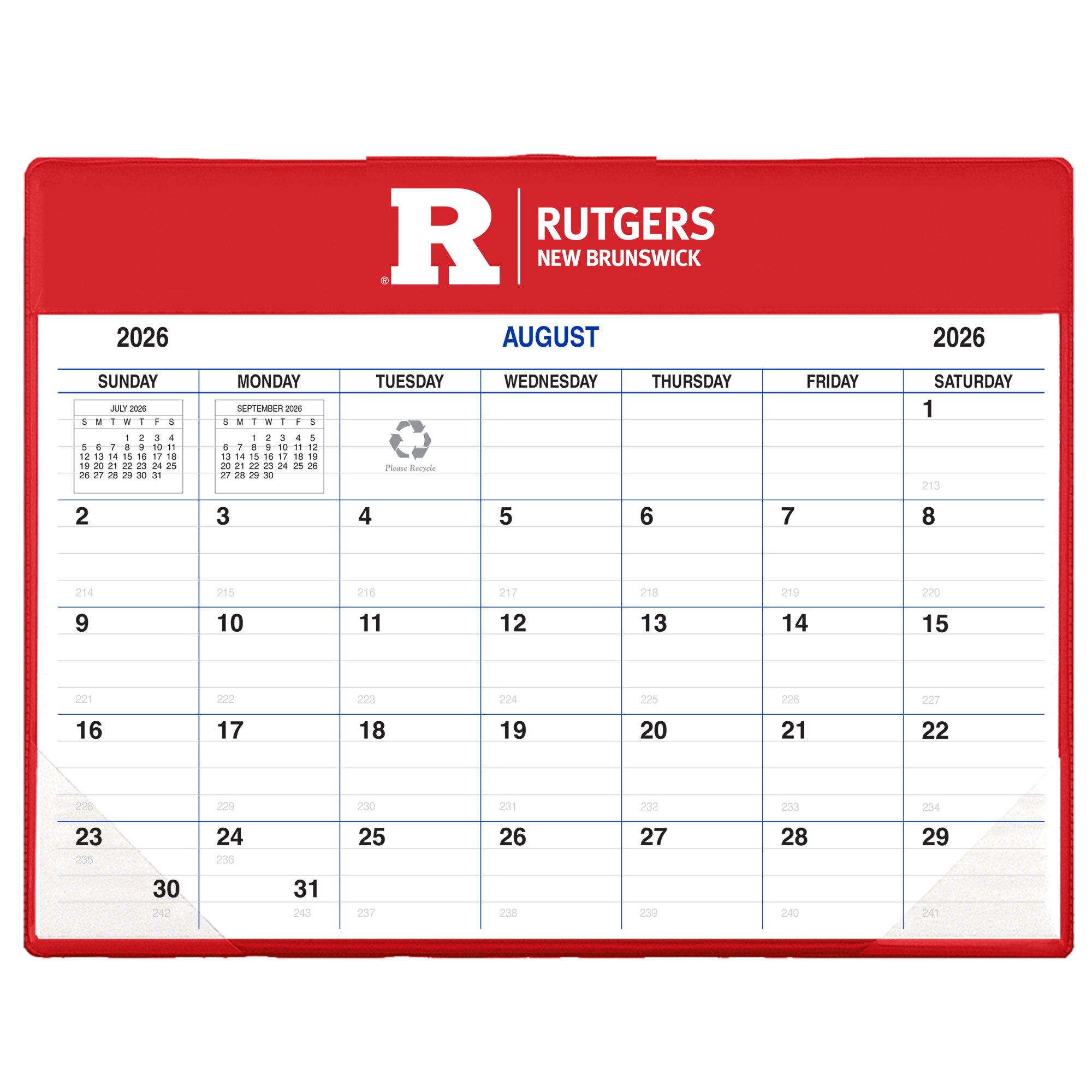 Payne '26-'27 Imprinted Academic Calendar Pad