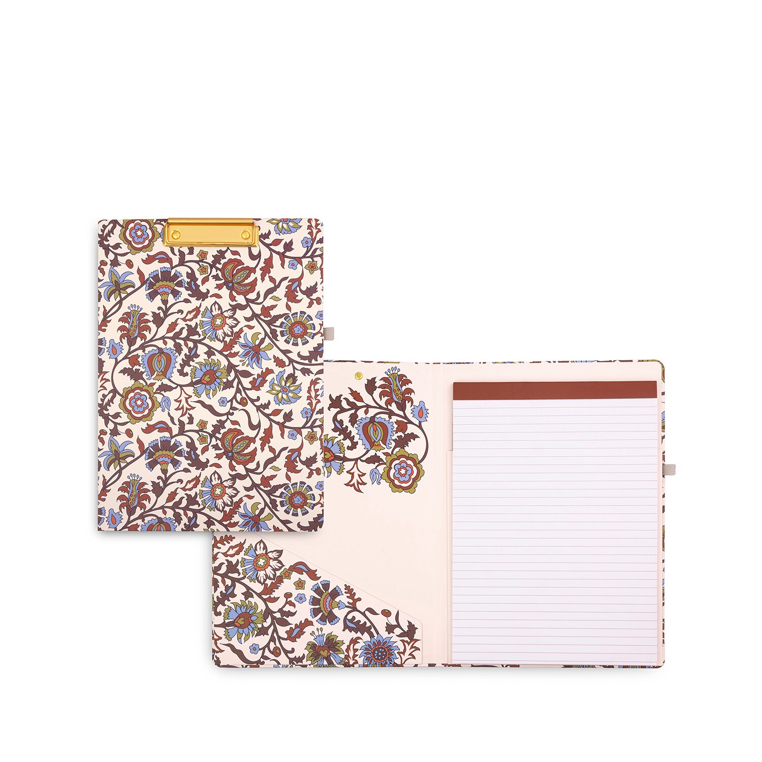 Vera Bradley Large Folio - Marrakesh Vines Cream