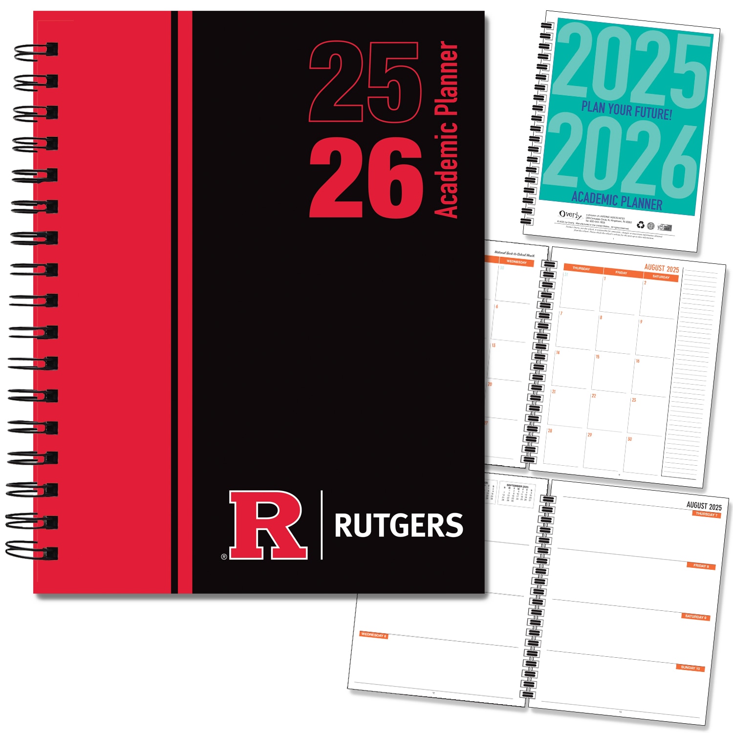 Traditional Primary Mark Hard Cover Imprinted Planner 25-26 AY 7x9