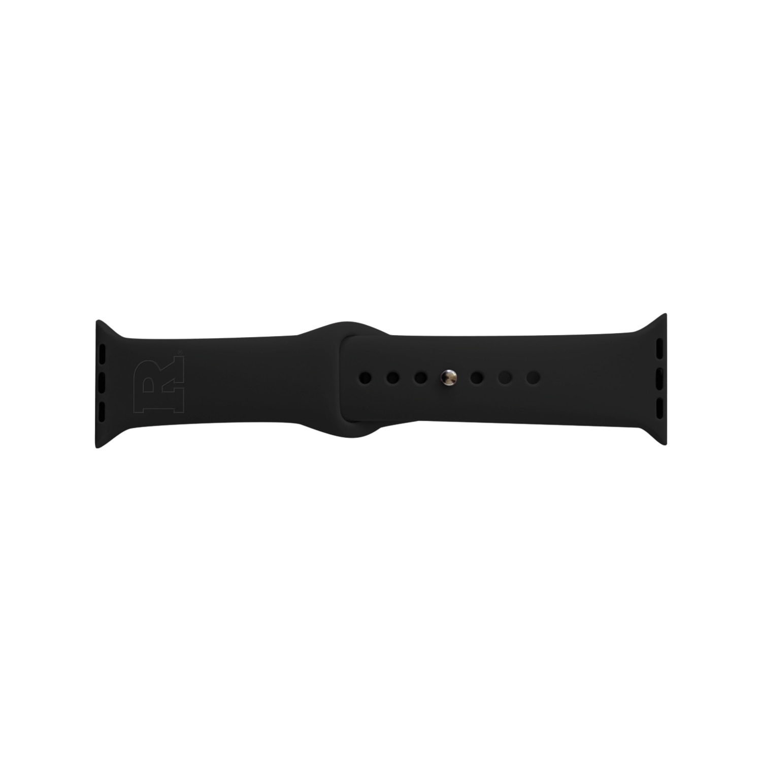 Rutgers University V2 - Apple Watch Wrist Band, 42/44mm, Black Matte, Classic V1