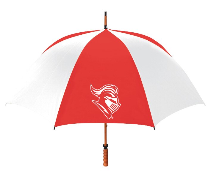 Rutgers Scarlet Knights 7100 EMB 62" WOOD SHAFT UMB SOLID 2T 1C