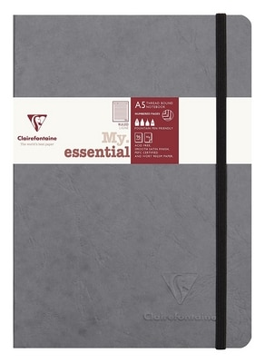 Exaclair Clairefontaine My Essential Paginated Notebook Gray