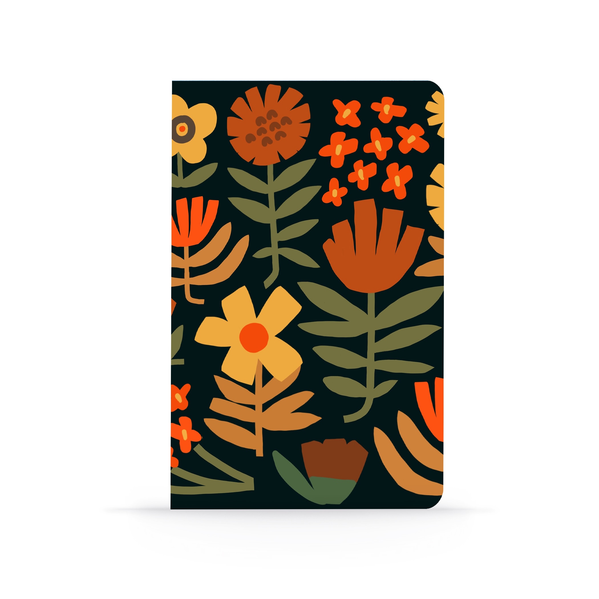 Chunky Floral Lay Flat Notebook