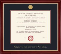 Framing Success 8.5 x 11 Regal Gold Medallion Bachelors, Masters Diploma Frame