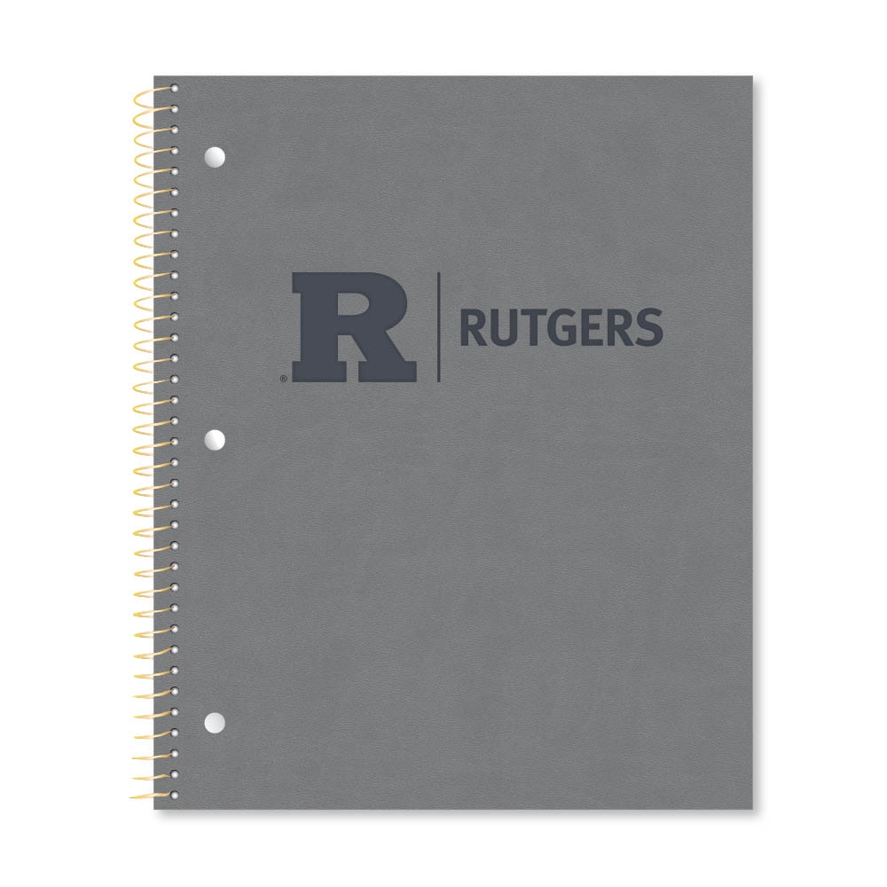 Roaring Premium 1 Subject Notebook, 8.5x11 College Ruled 20lb Paper, Impressions Leatherette Burnish Cover