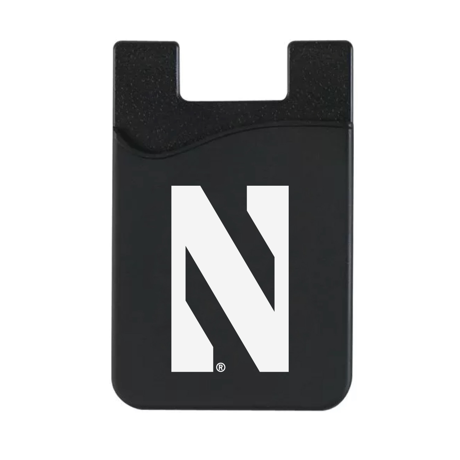 Northwestern University Leather Wallet Sleeve (Top Load), Black, Classic