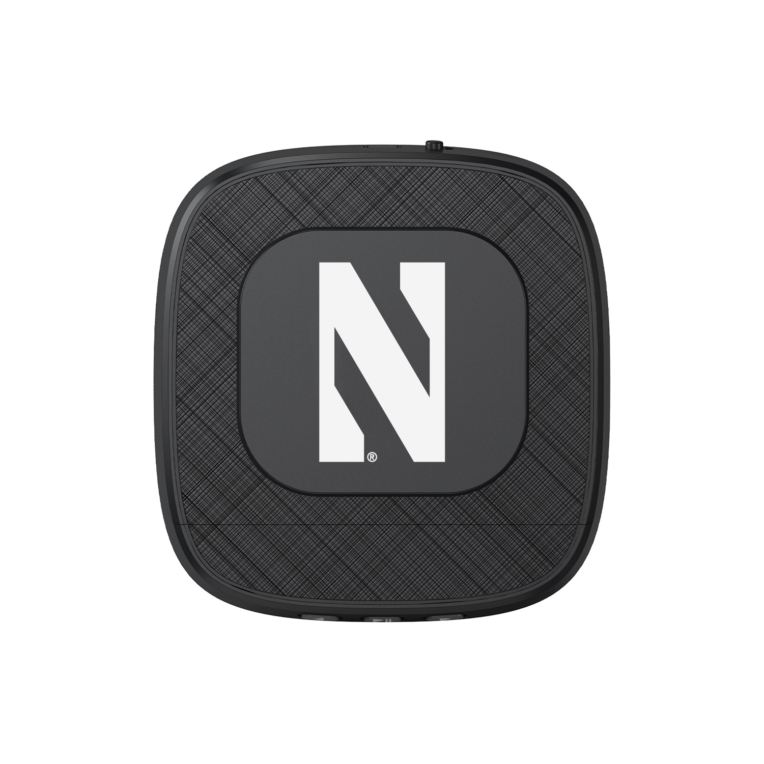 Northwestern University Portable Speaker with Phone Charger, Black, Classic