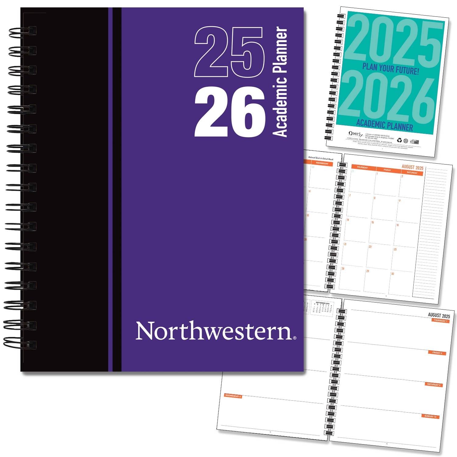 Traditional Primary Mark Hard Cover Imprinted Planner 25-26 AY 7x9