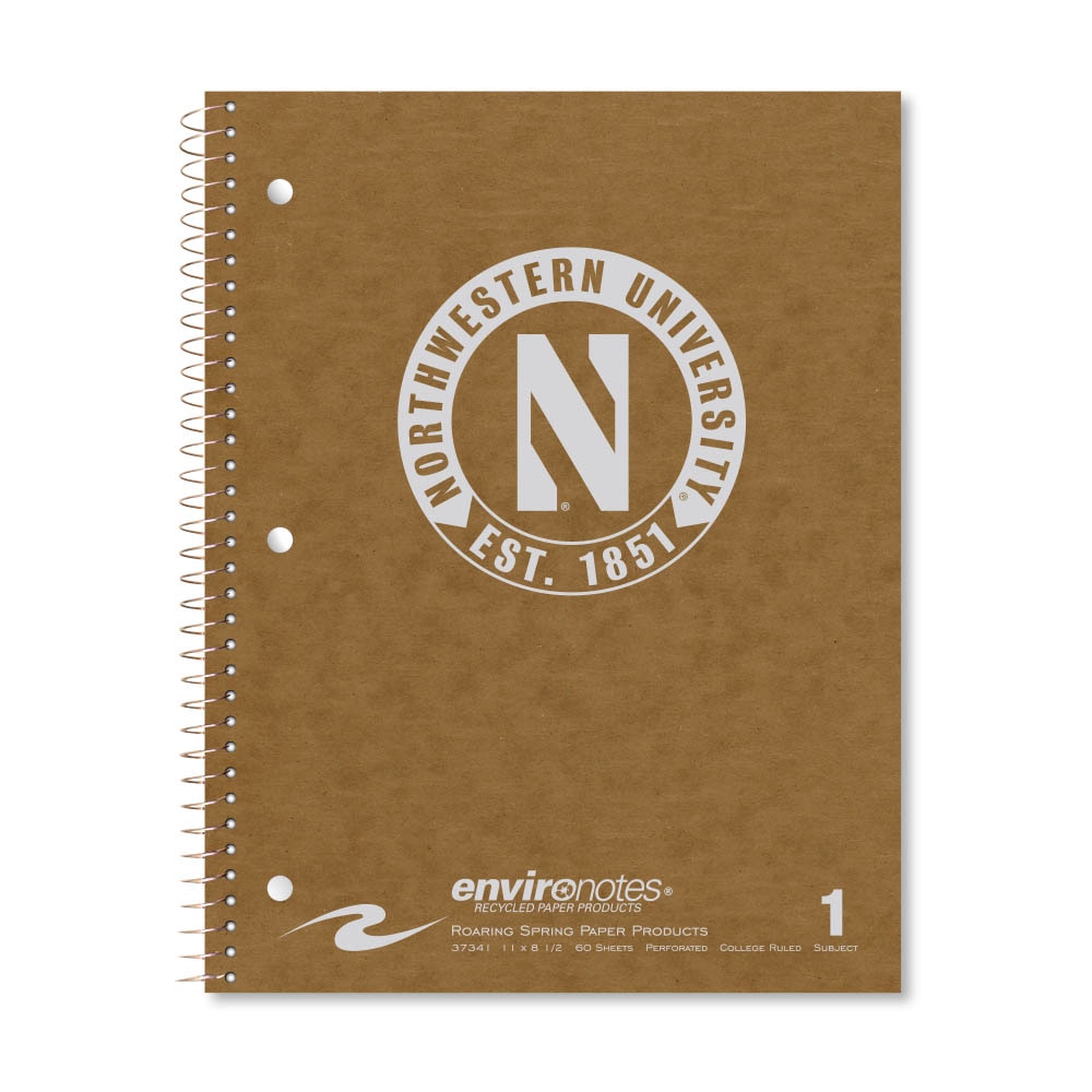 Premium 1 Subject Recycled Notebook, Classic