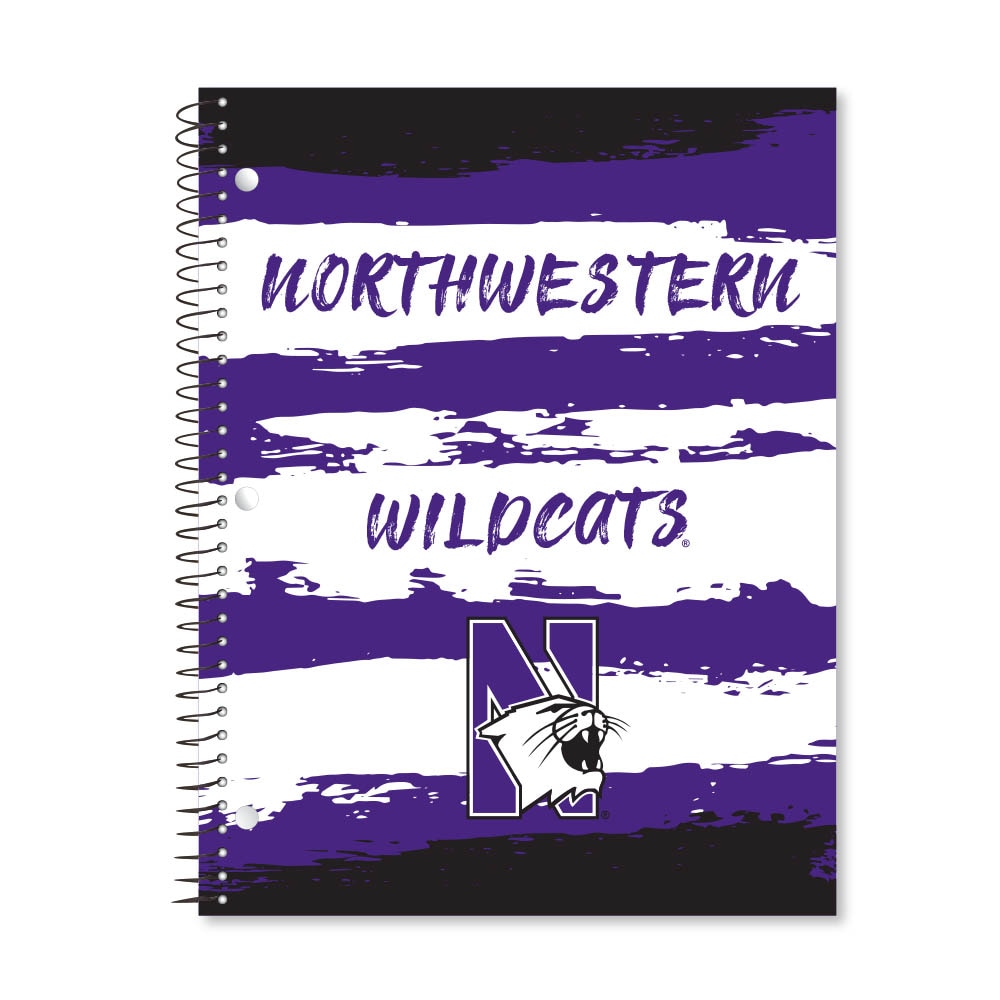 Digi Paint Strokes 1 Subject 11"x8.5" 70 Count College Ruled Spiral Notebook