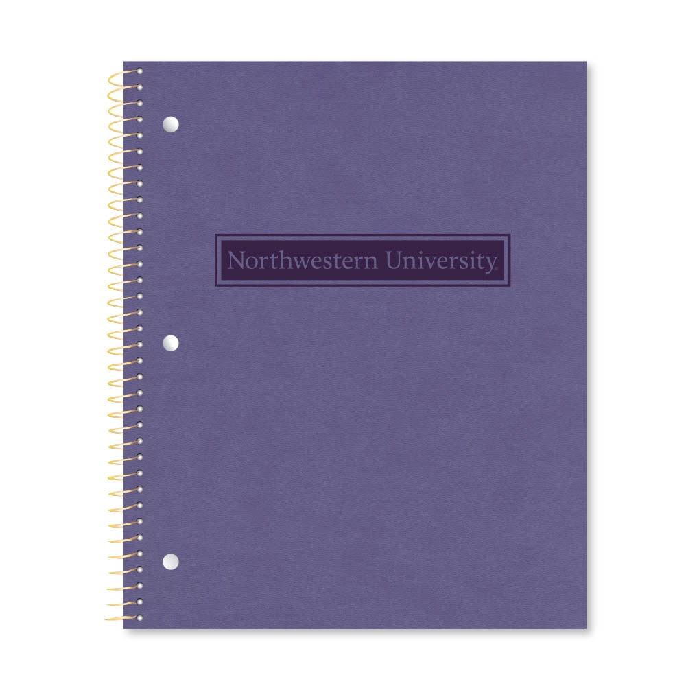 Roaring Premium 1 Subject Notebook 8.5x11 College Ruled 20lb Paper Impressions Leatherette Burnish Cover