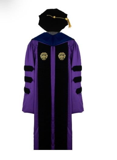 RENTAL NORTHWESTERN OH TROPICAL WOOL DOCTOR GOWN