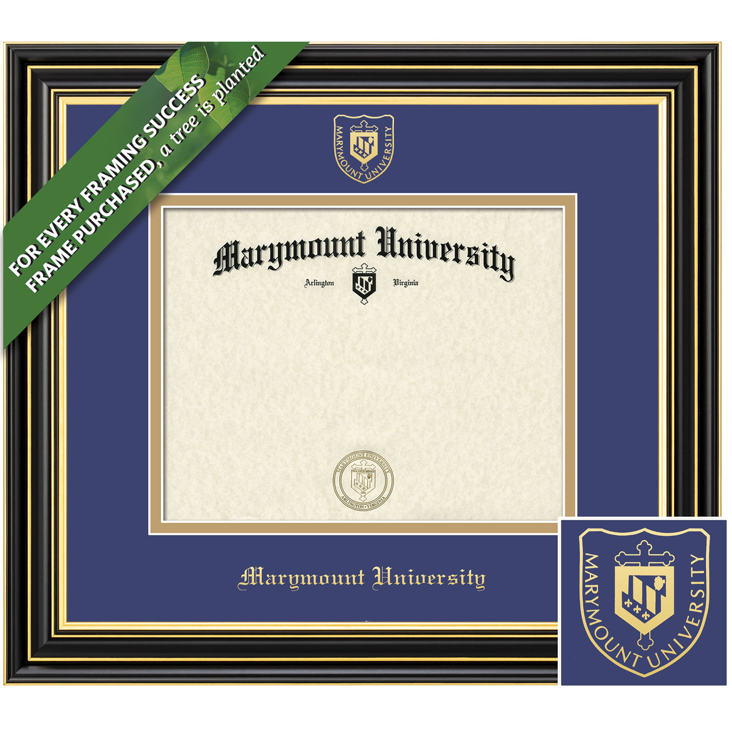 Framing Success 11 x 14 Prestige Gold Embossed School Seal Bachelors, Masters, Doctorate Diploma Frame