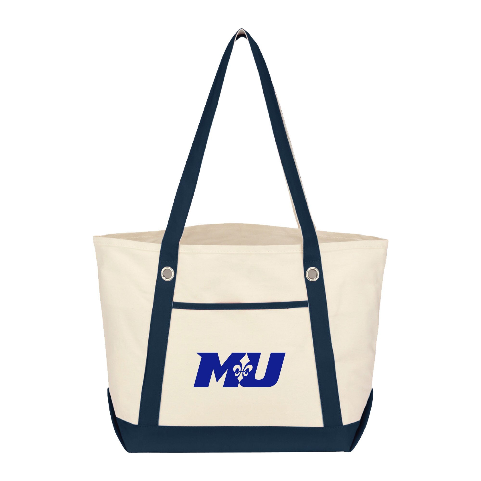 Marymount University Heavy Duty Canvas Medium Boat Tote