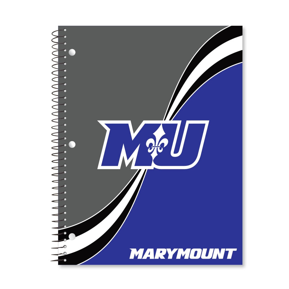 Digi Curve Divide 1 Subject 11"x8.5" 70 Count College Ruled Spiral Notebook