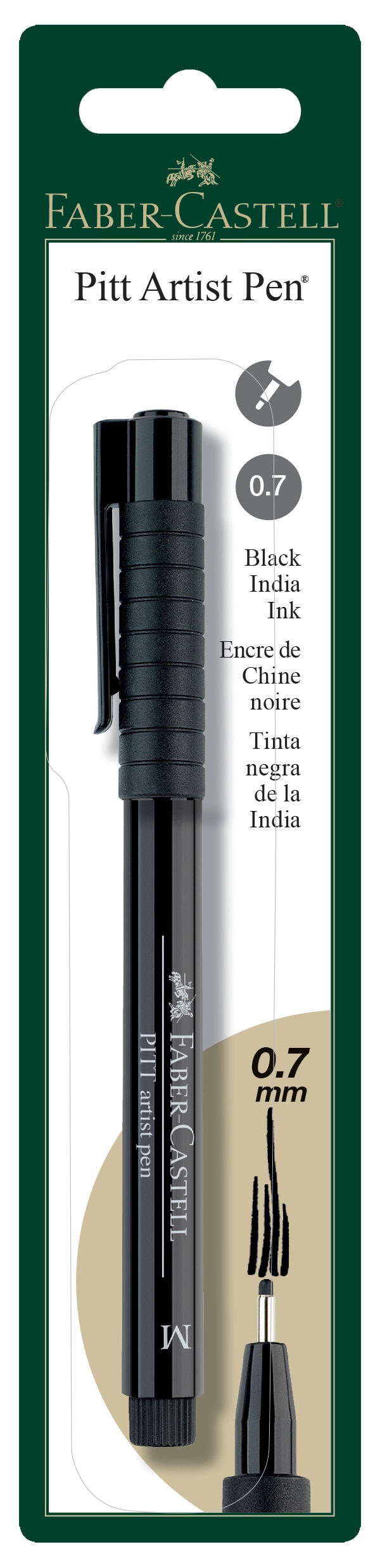 Faber-Castell PITT Artist Pen, Medium, Black
