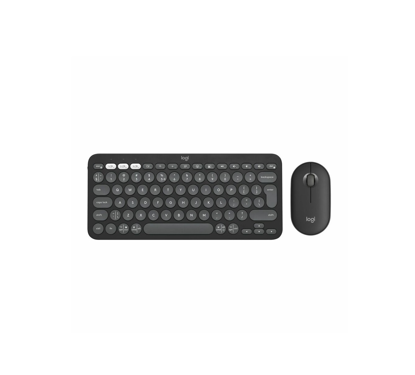 Logitech Pebble 2 Combo Keyboard & Mouse- Graphite