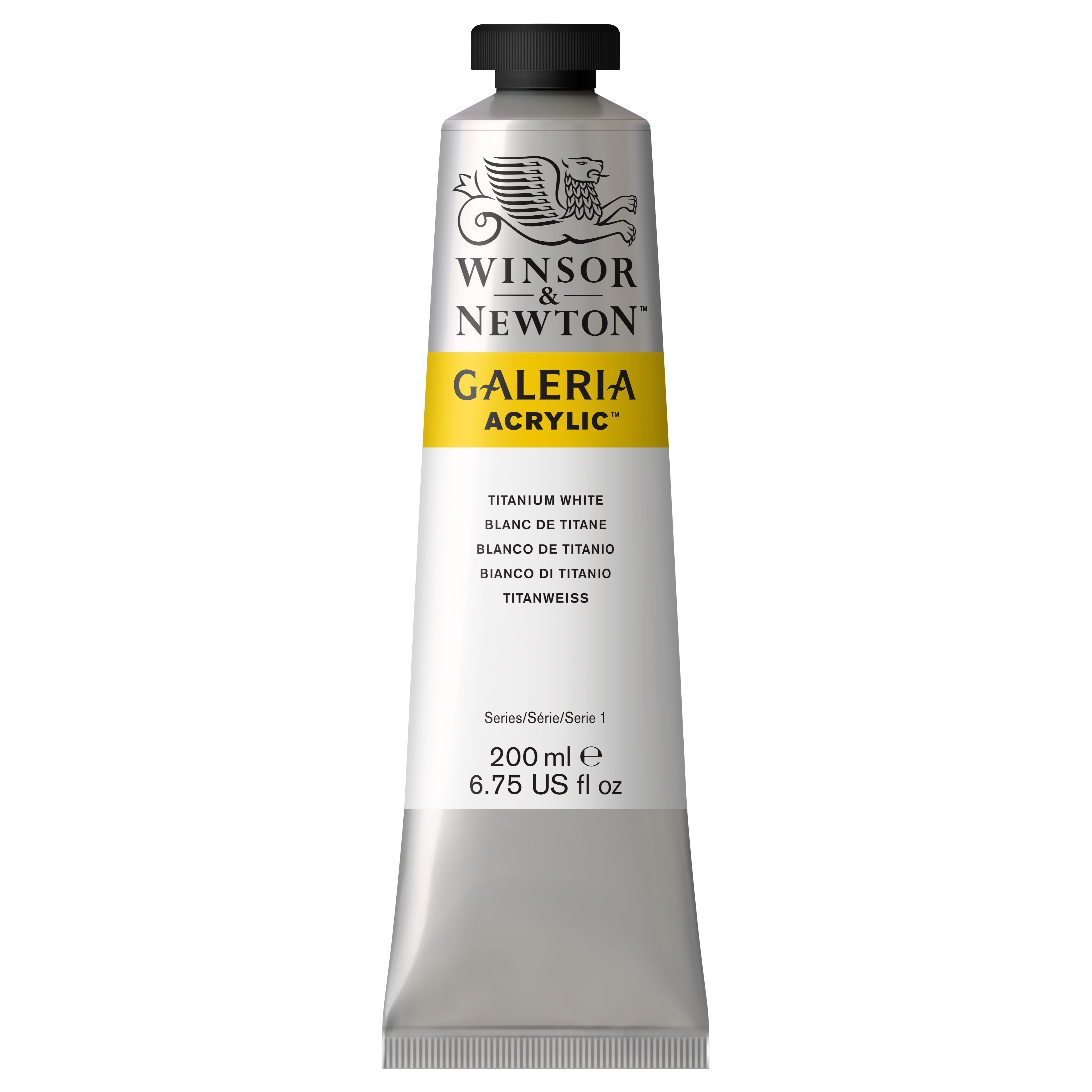 Winsor & Newton Galeria Acrylic Paint, 200ml, Titanium White