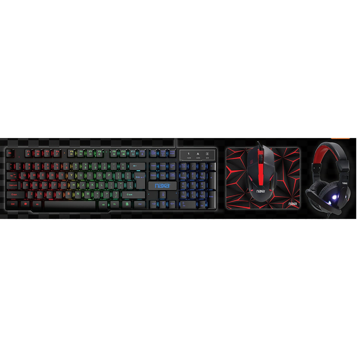 Naxa 4-In-One Professional Gaming Combo