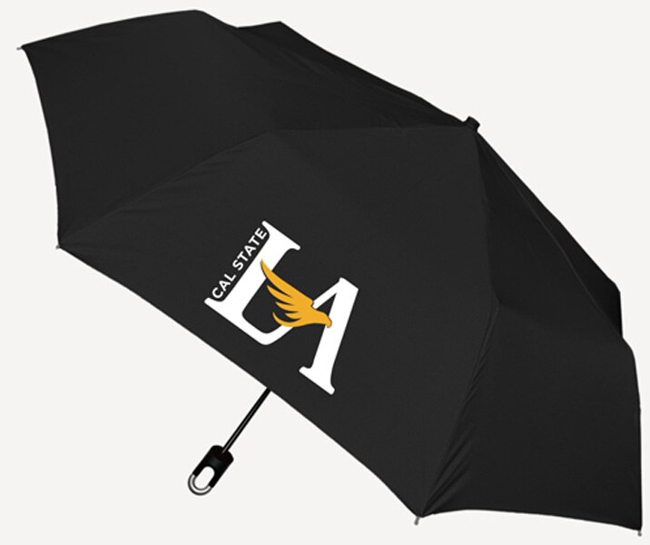 Storm Clip Mini Folding Emblematic Solid Umbrella 42" Coverage