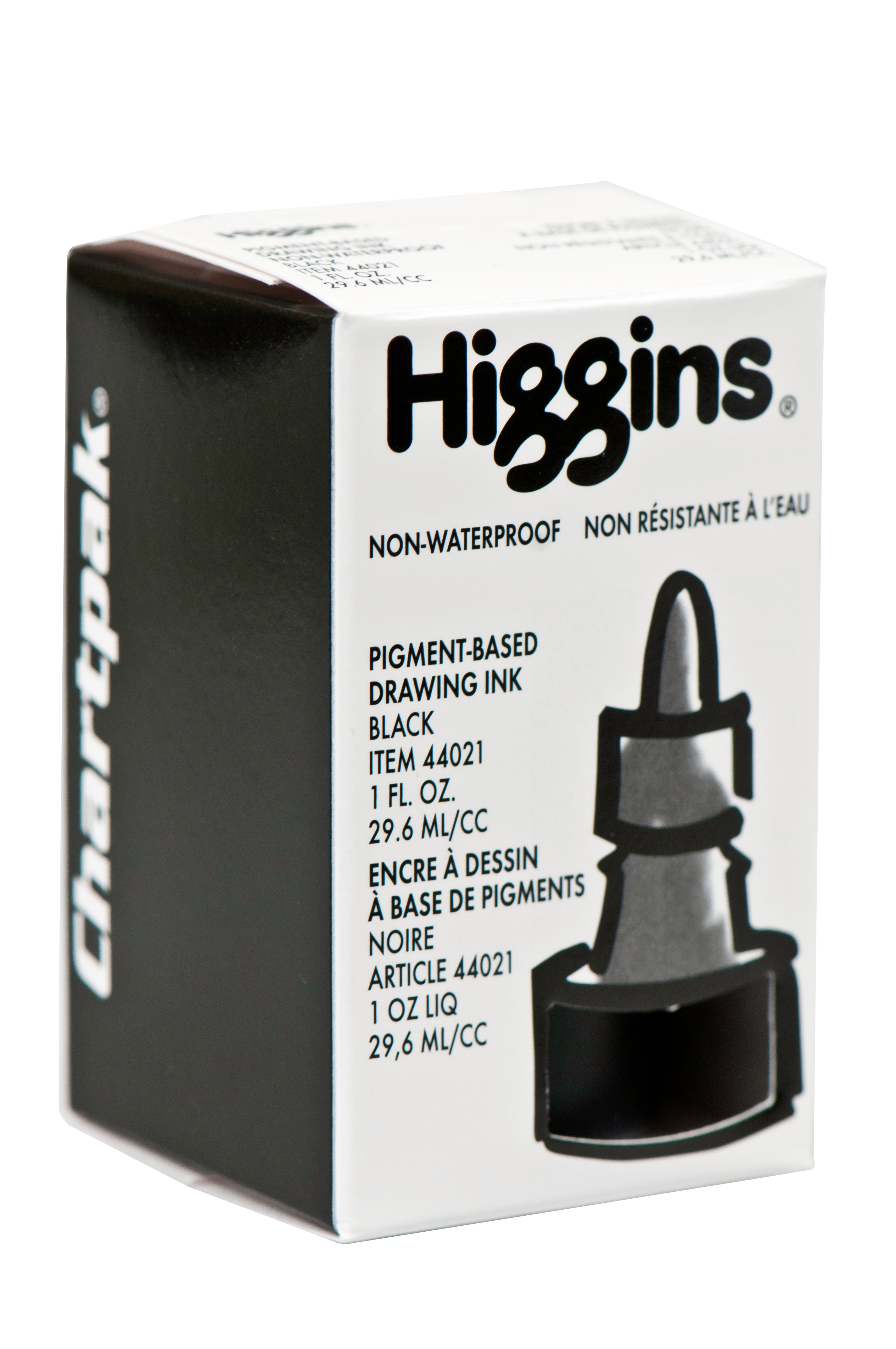 Higgins Non-Waterproof Black Ink, 1 oz. Bottle