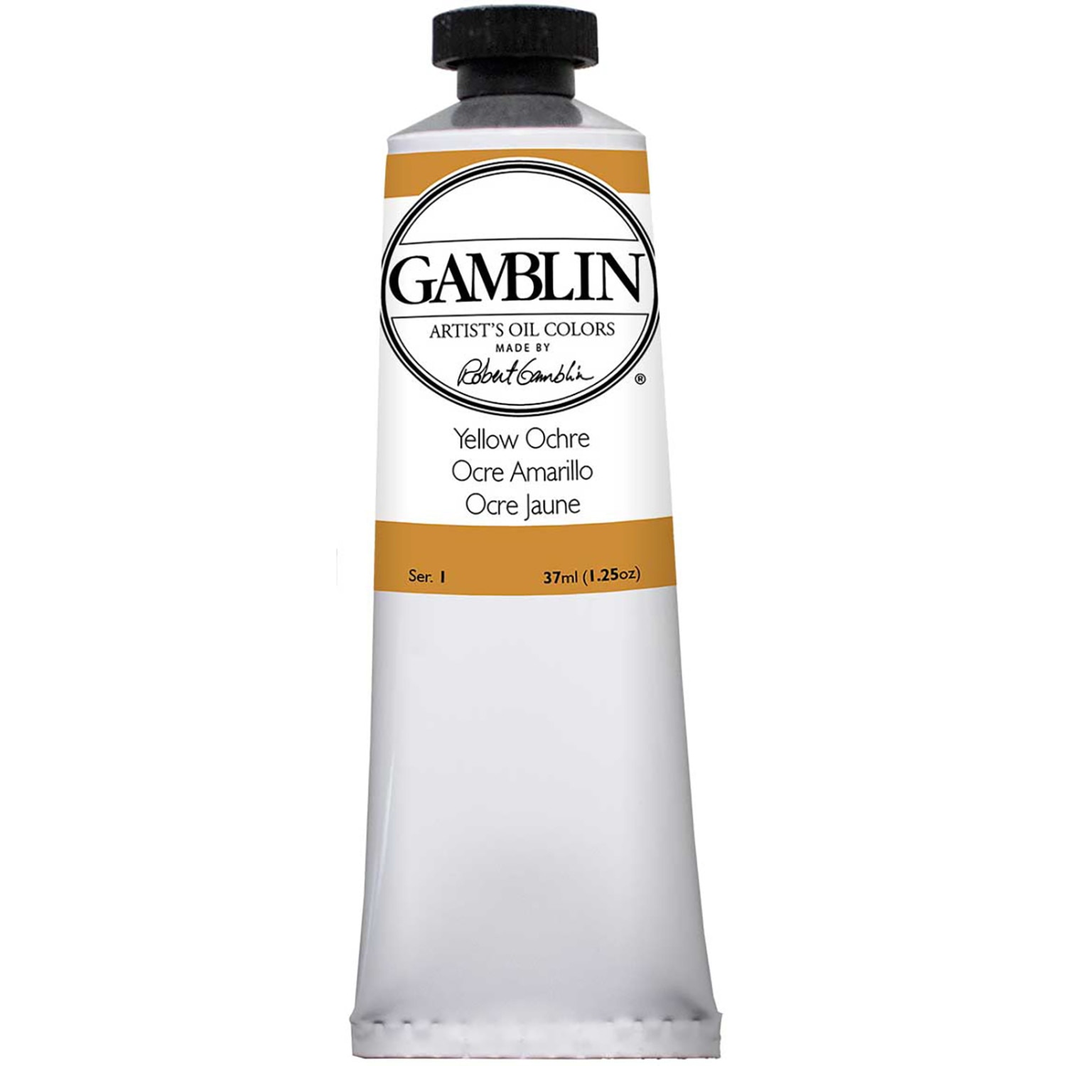 Gamblin Artist Grade Oil Color, 37ml, Yellow Ochre