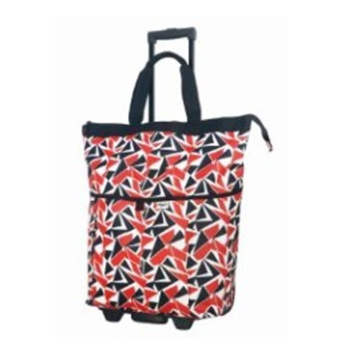 Rolling Tote Miami Red