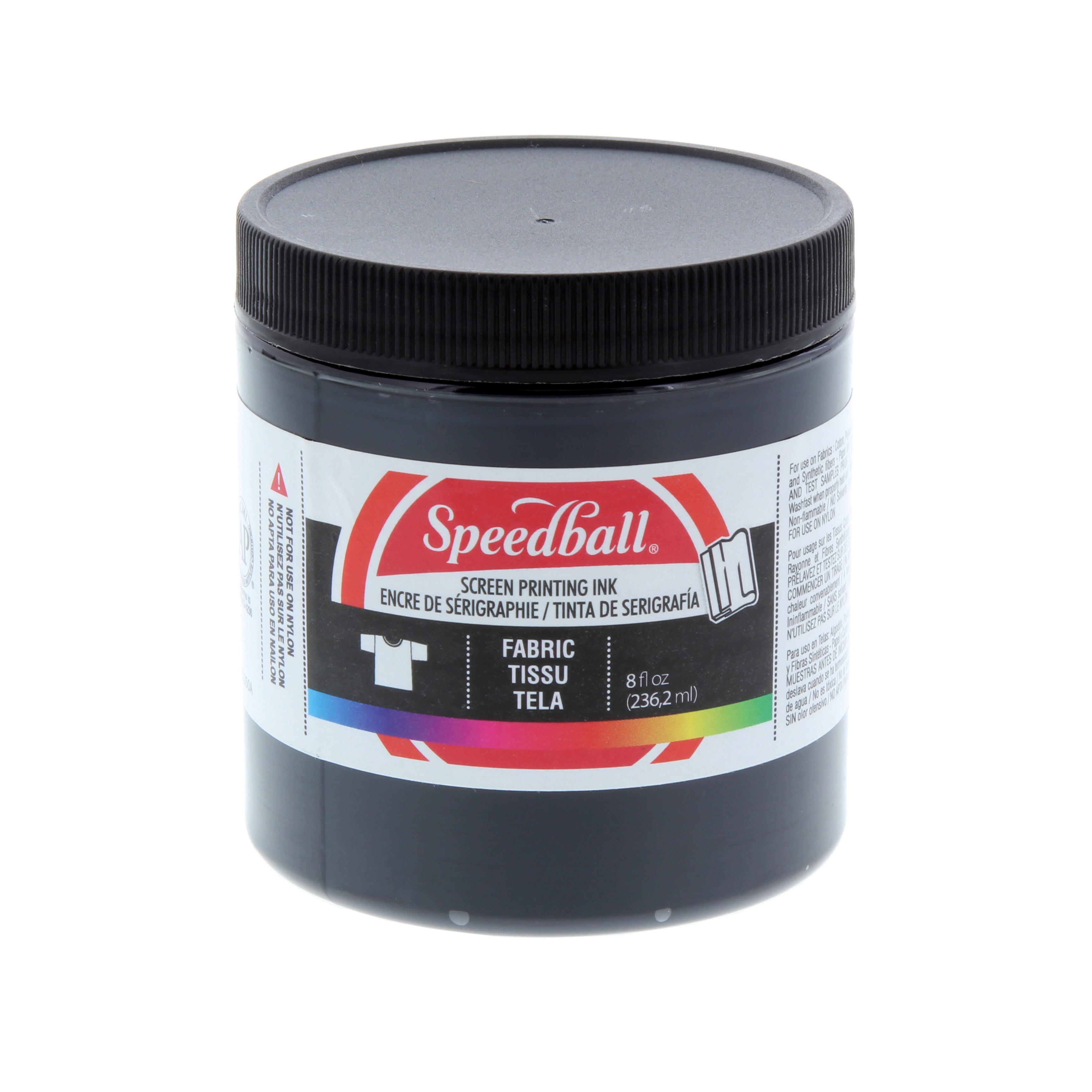 Speedball Fabric Screen Printing Ink, 8 oz., Black