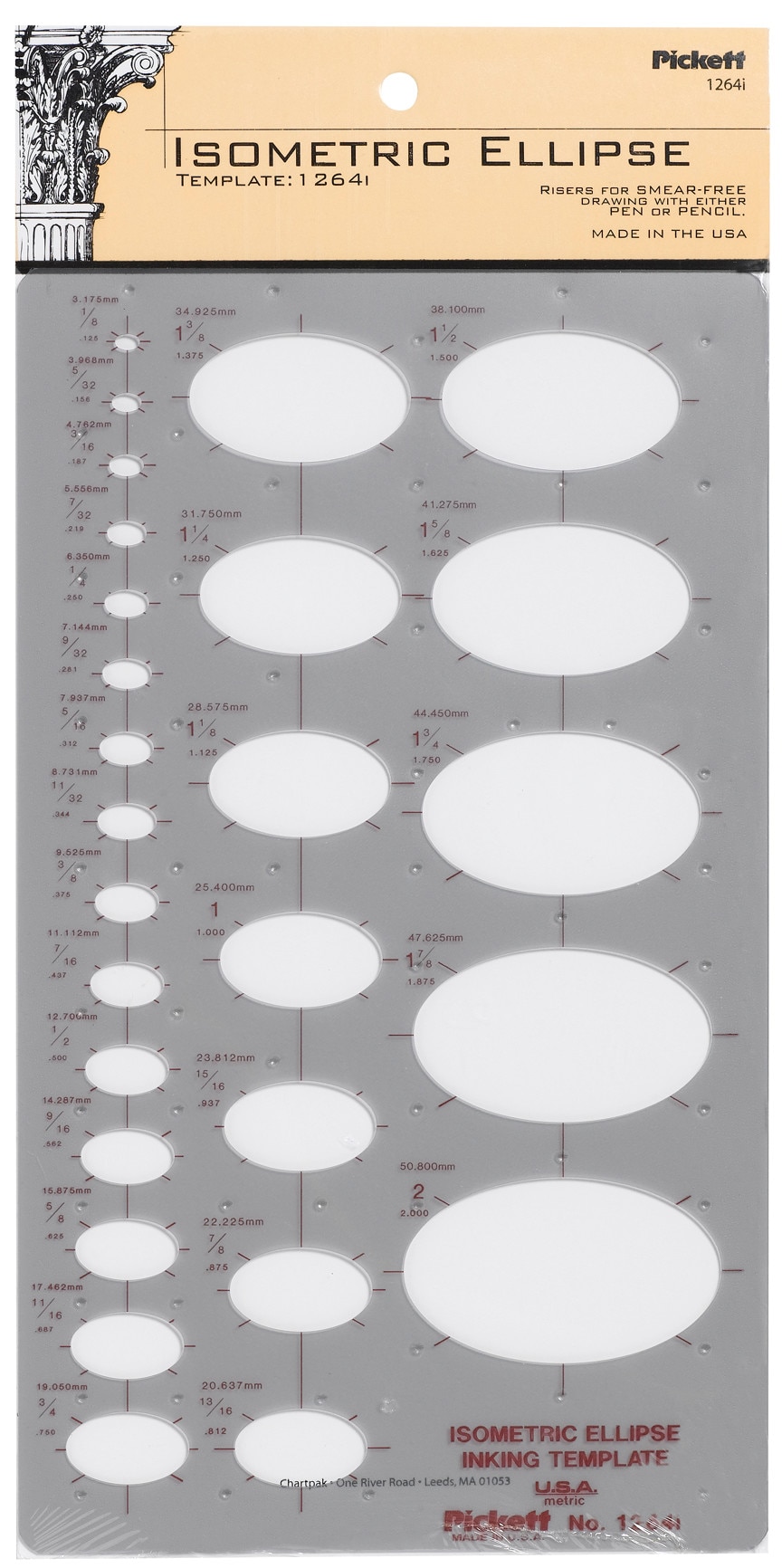 Template-Isometric Ellipse