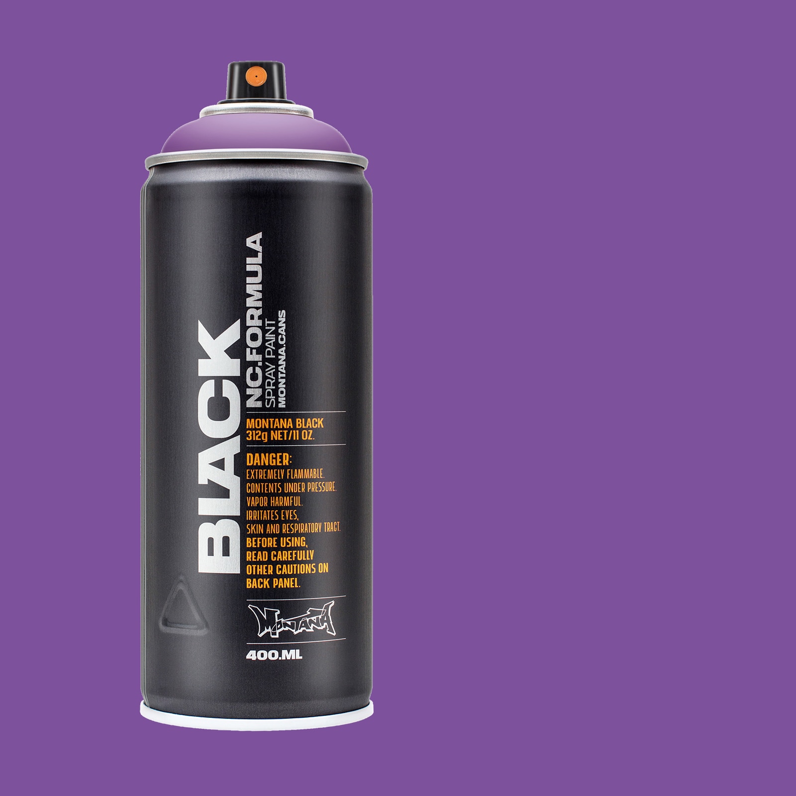 Montana Cans BLACK Spray Paint, 400ml, Infra Violet
