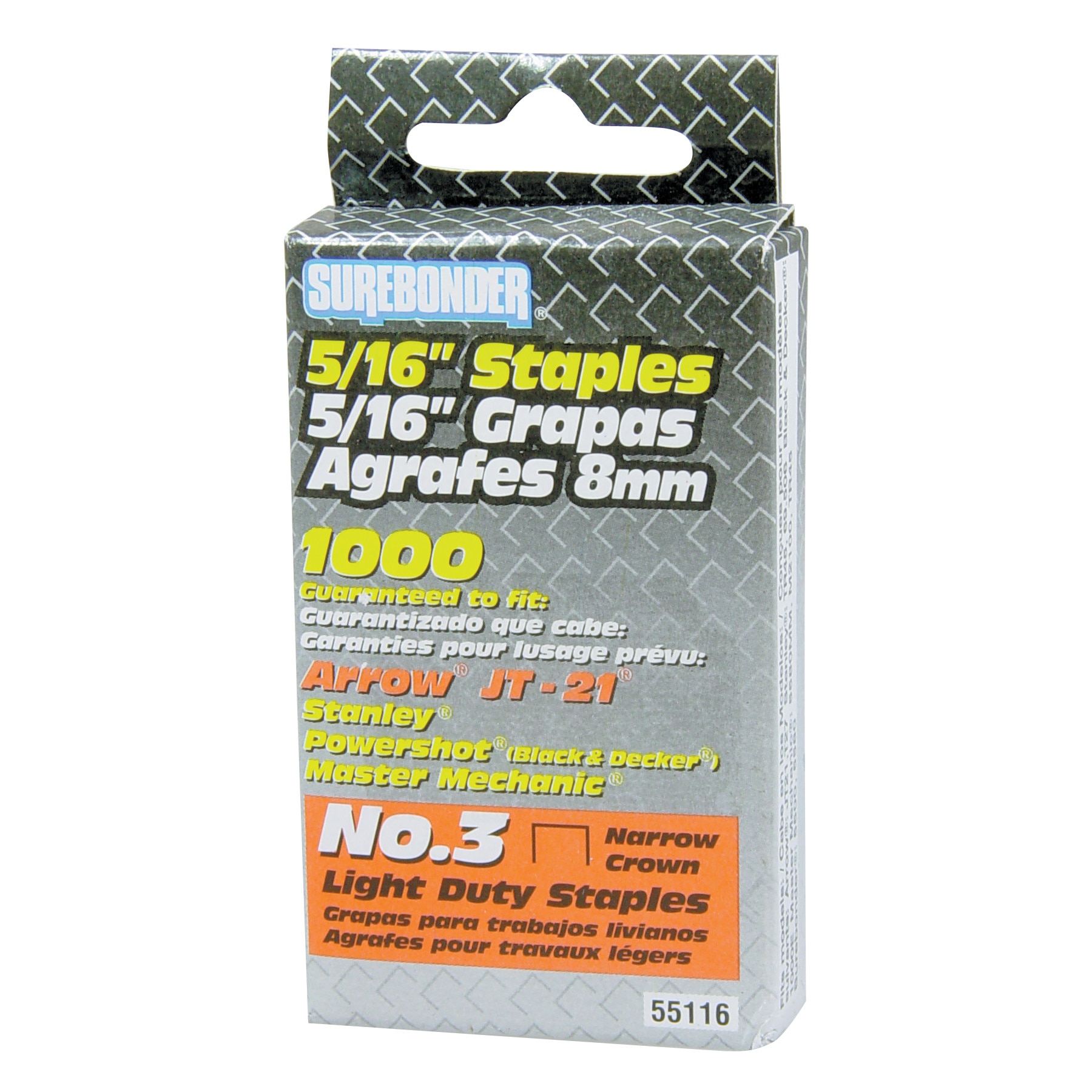 FPC Corporation Light Duty Staples, 5/16"