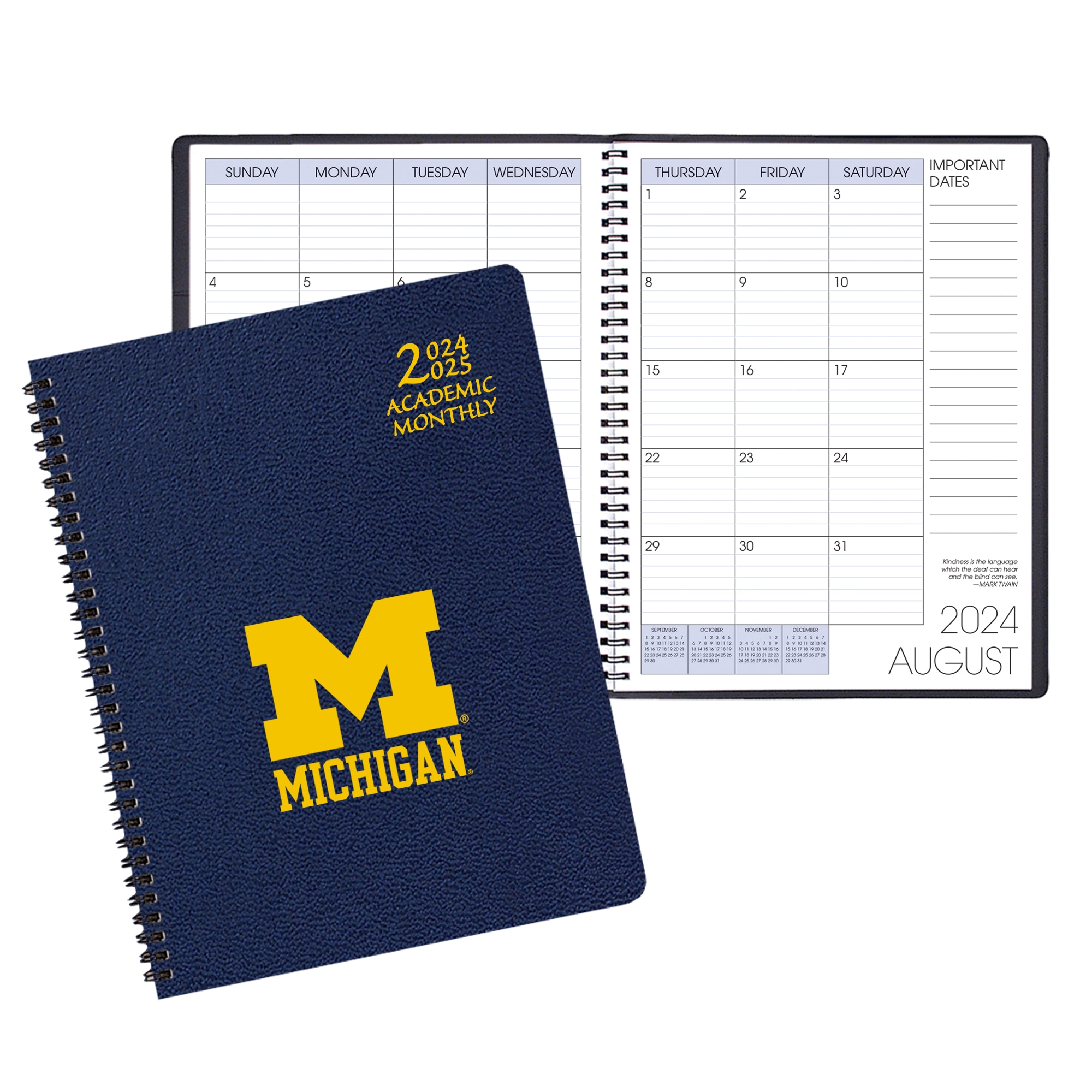 Payne 24-25 Imprinted Academic Monthly Planner  8.5"x11"