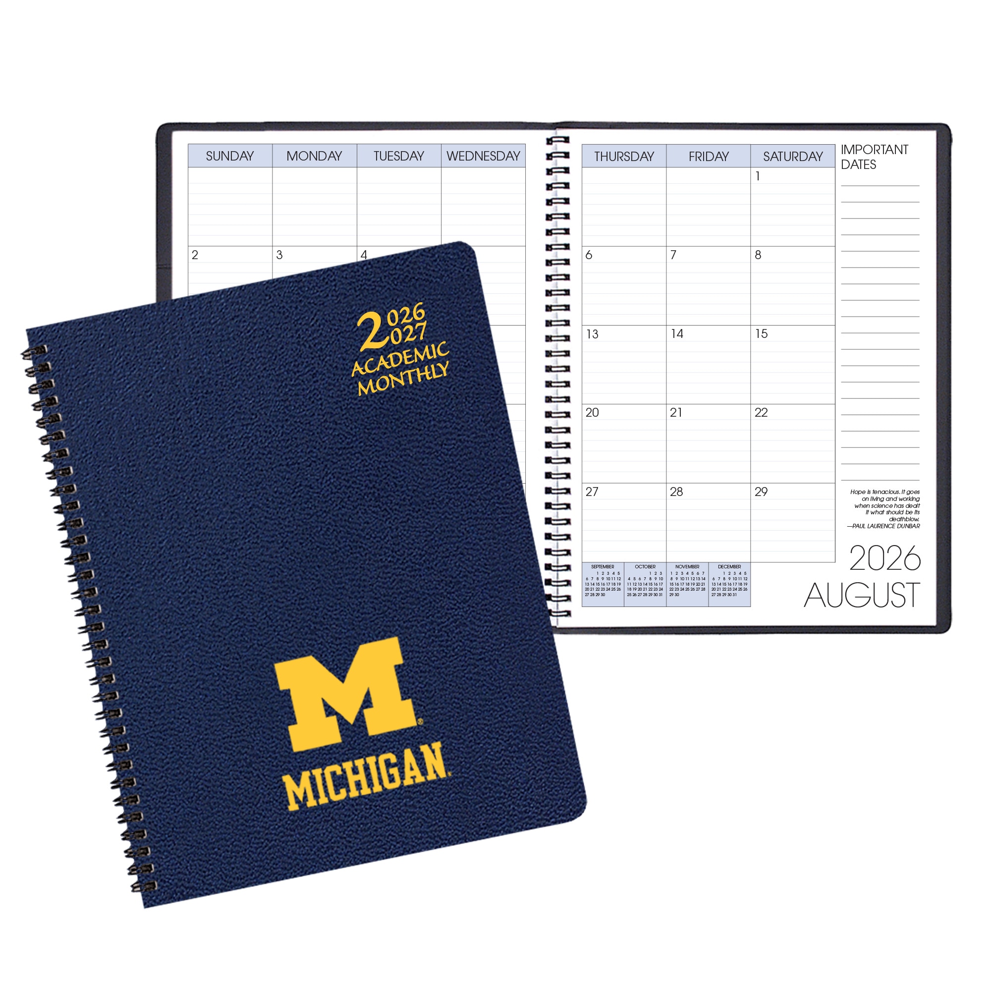 Payne '26-'27 Imprinted Academic Monthly Planner