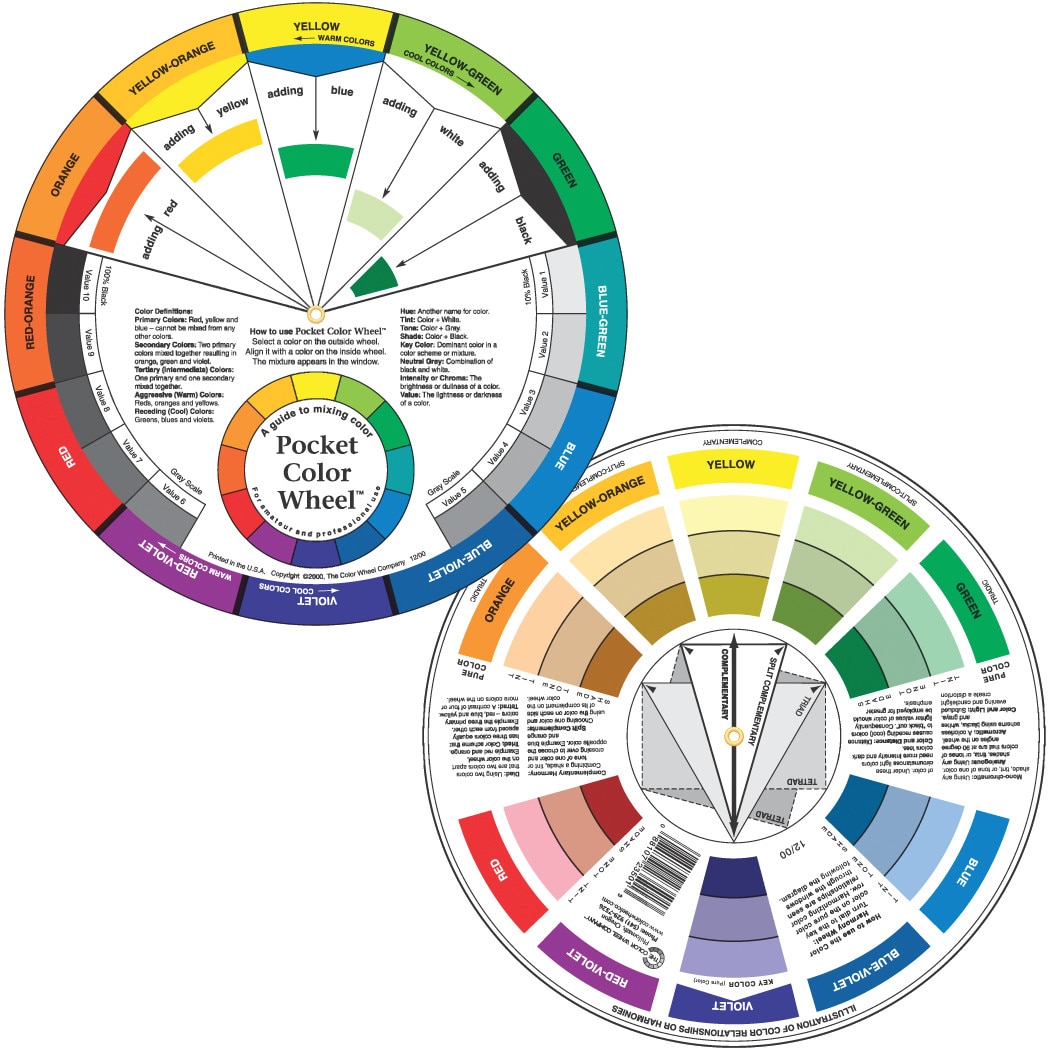 Color Wheel Co Pocket Color Wheel, English