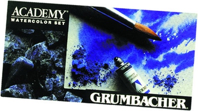 Grumbacher Academy Watercolor Set, 10-Colors