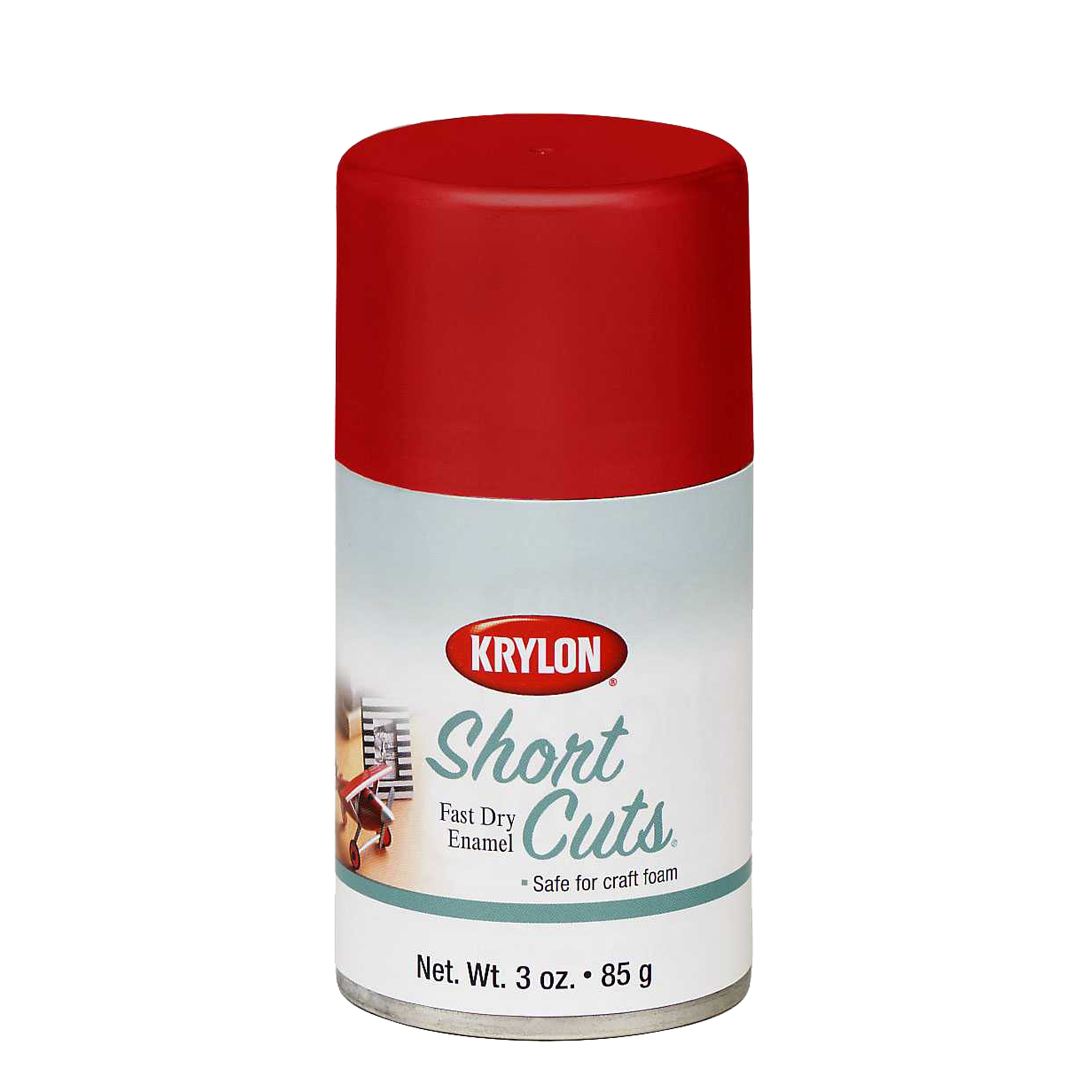 Krylon Short Cuts Spray Paint, 3 oz., Red Pepper