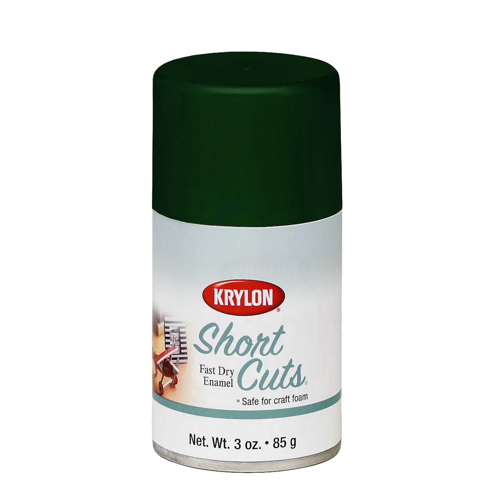 Krylon Short Cuts Spray Paint, 3oz., Hunter Green