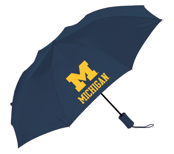 "The Victory" Solid Emblematic Umbrella Automatic Folding 42" Coverage