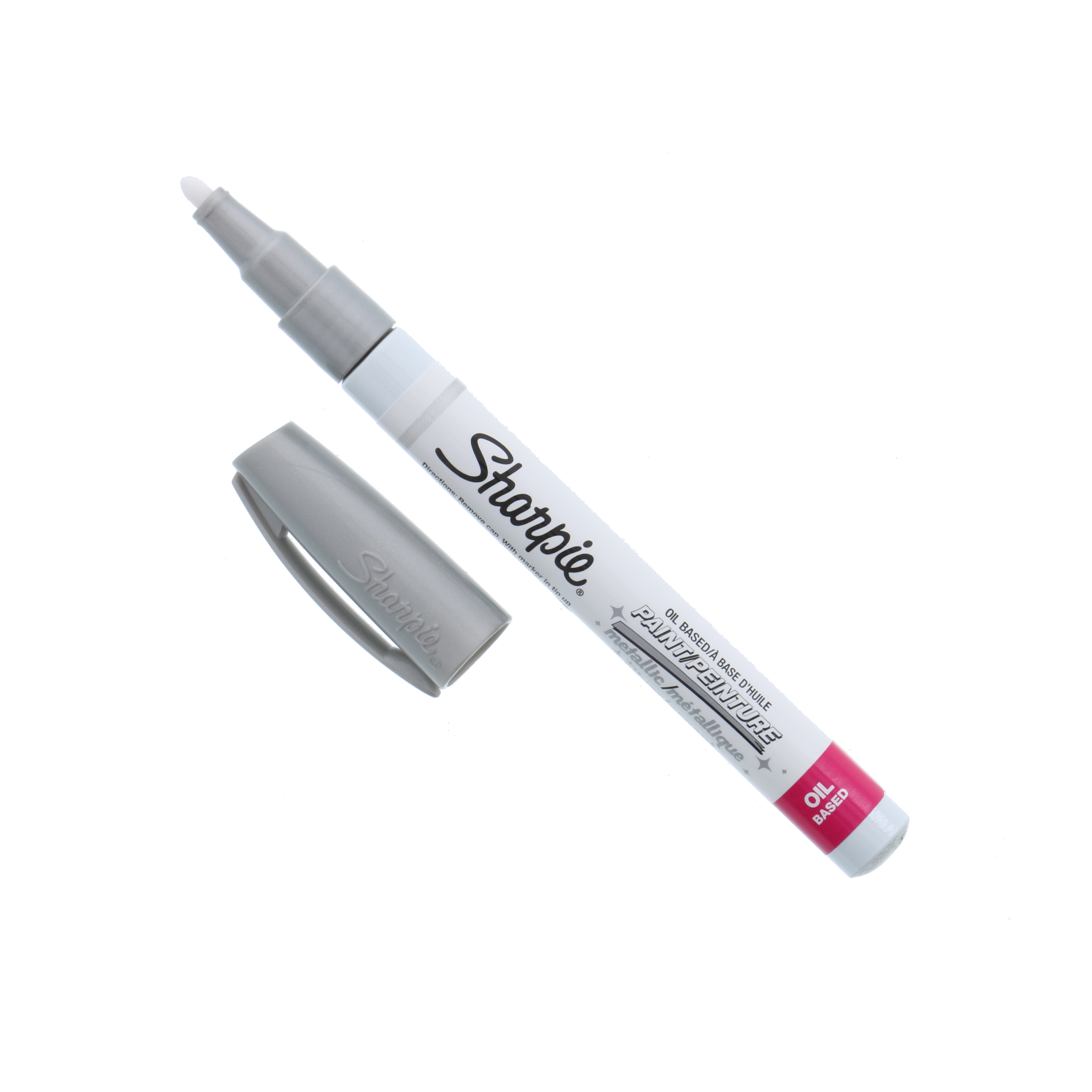 Sharpie Oil-Based Paint Marker, Fine, Silver