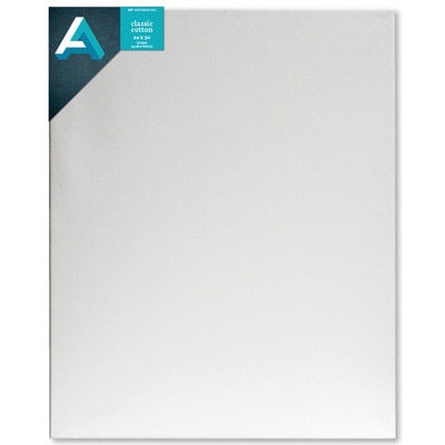 Art Alternatives Classic Cotton Stretched Canvas, Studio, .75" Profile, 24" x 30"