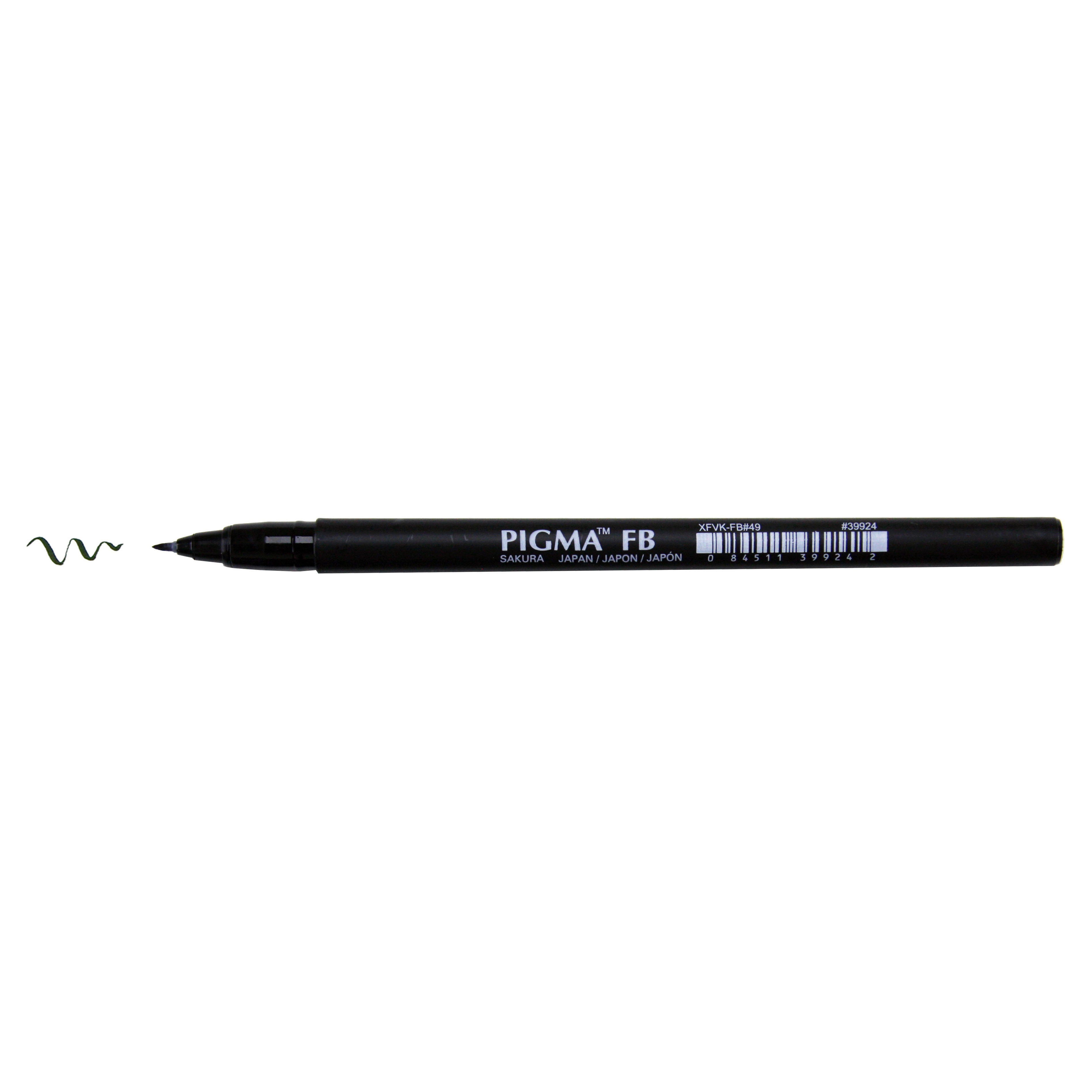 Pigma Professional Brush Pens, Fine Brush Black